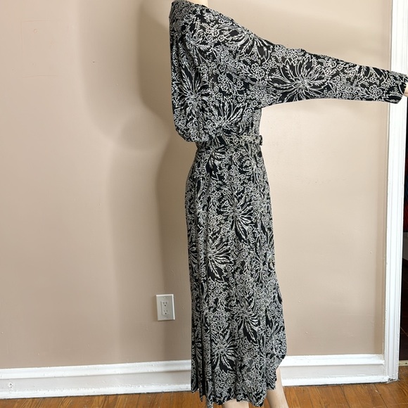 Vintage Semi Sheer Floral Dress - Picture 14 of 16